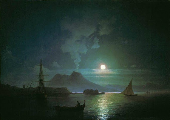 Ivan Aivazovsky, "La baia di Napoli al chiaro di luna"